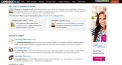 Desktop Screenshot of cambridgeonline.co.uk