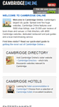 Mobile Screenshot of cambridgeonline.co.uk
